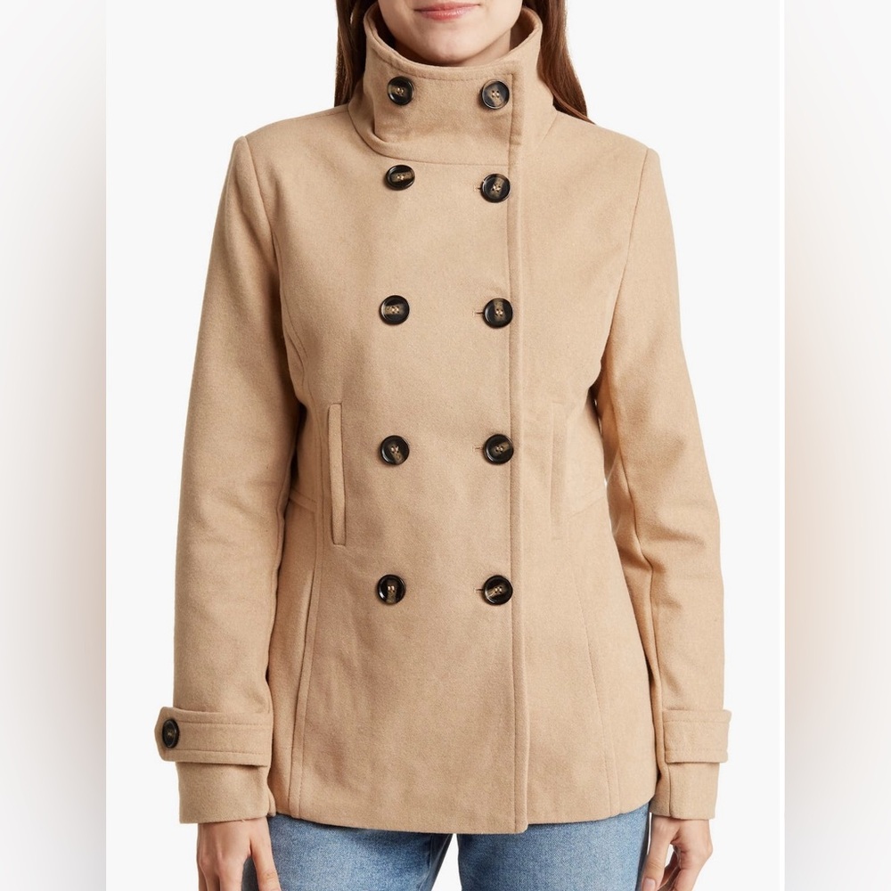 Thread & Supply Double-Breasted Peacoat